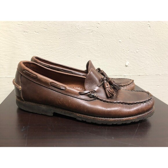 Allen Edmonds Kingfield Leather Men\'s Casual Boat Shoe size 10 B main image 10